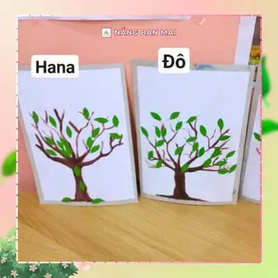 DÁN LÁ CHO CÂY, BÉ YÊU HỌC ĐIỀU HAY – ảnh 7