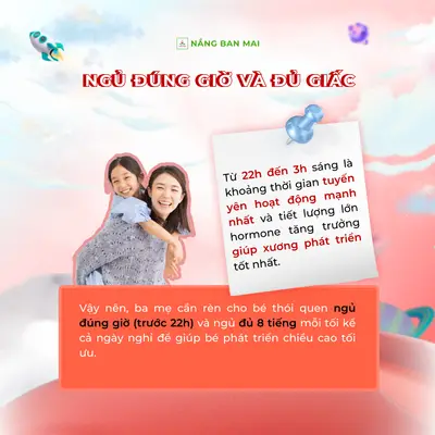 6 THÓI QUEN TỐT GIÚP BÉ TĂNG CHIỀU CAO - ĐÁNH BAY NỖI LO CON BỊ THẤP BÉ – ảnh 2