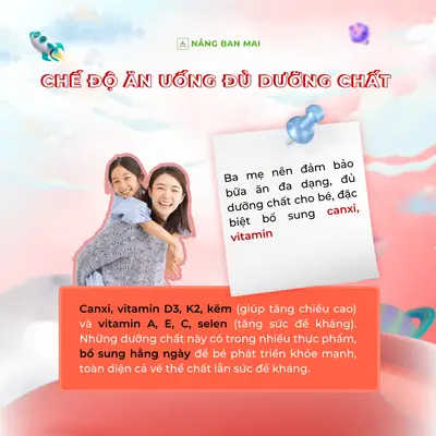 6 THÓI QUEN TỐT GIÚP BÉ TĂNG CHIỀU CAO - ĐÁNH BAY NỖI LO CON BỊ THẤP BÉ – ảnh 4