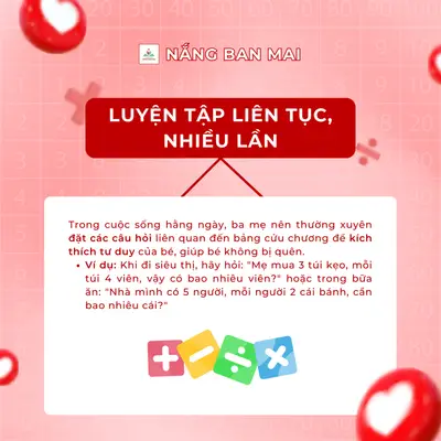 BÉ HỌC BẢNG CỬU CHƯƠNG TRỞ NÊN “EASY GAME” VỚI 4 PHƯƠNG PHÁP ĐƠN GIẢN – ảnh 5
