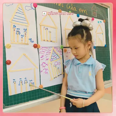 CẢ NHÀ THƯƠNG NHAU TRONG BỨC TRANH CỦA BÉ – ảnh 5