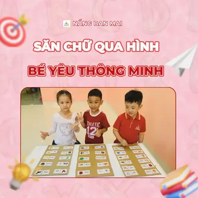SĂN CHỮ QUA HÌNH, BÉ YÊU THÔNG MINH VƯỢT TRỘI – ảnh 1