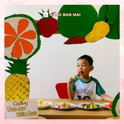 BÉ YÊU KHÉO TAY, XIÊN QUE TRÁI CÂY ĐẦY MÀU SẮC – ảnh 5