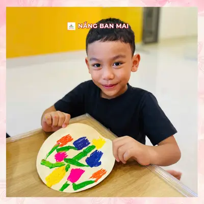 HOA TULIP NỞ RỘ, BÉ NHÀ MÌNH KHÉO TAY – ảnh 3